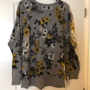 Torrid floral sweatshirt sz 2
